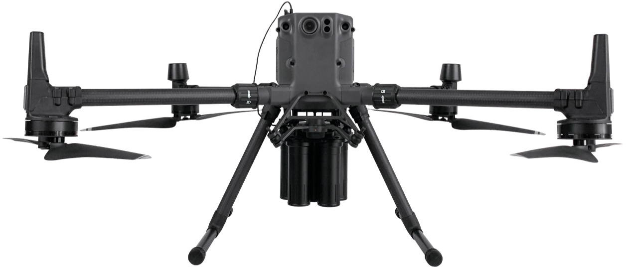 6 Bullets Smoke Grenade Tear Gas Launcher for Done M300RTK Compatible