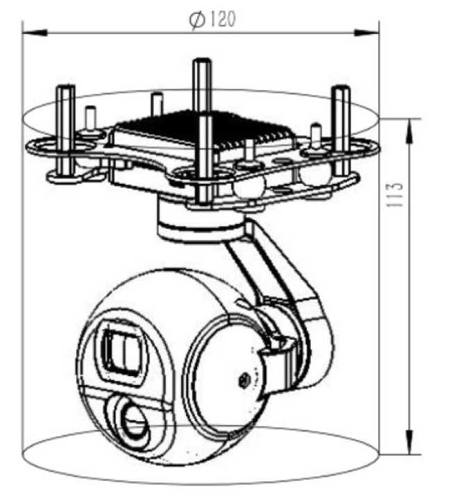 DHU05G609 45x hybrid zoom + thermal imaging
