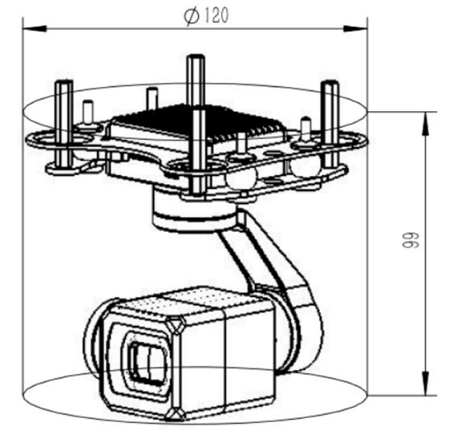 DHU05S35 45x hybrid zoom dual output small gimal